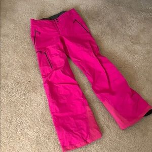 Patagonia hot pink ski pants